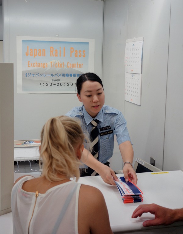 Japan Rail Pass Exchange Ticket Counter