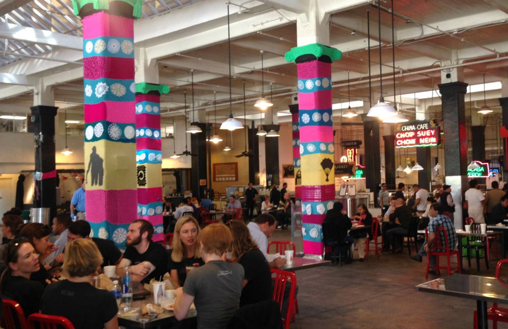 Spise hygge område Grand Central Market