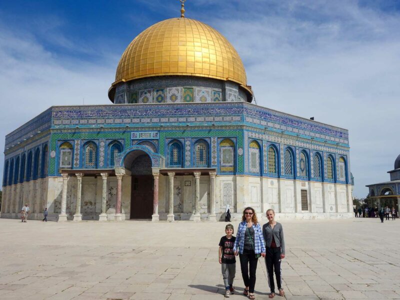 Rundrejse budget Israel og Jordan i bil 2 voksne og 2 børn