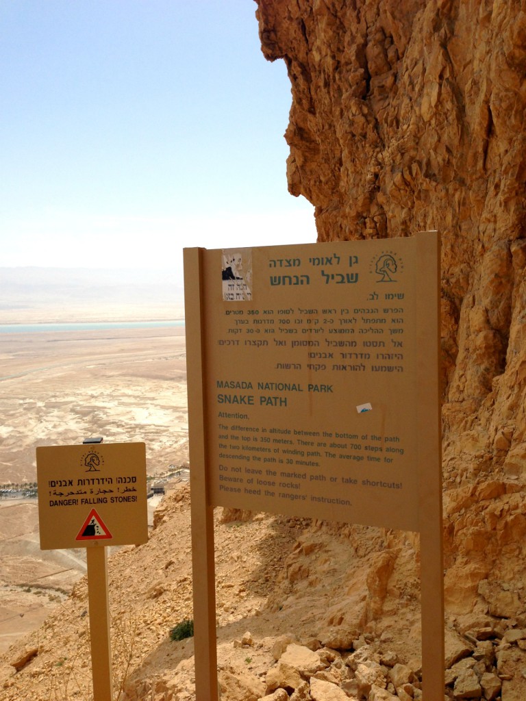 Snake Path falling stones