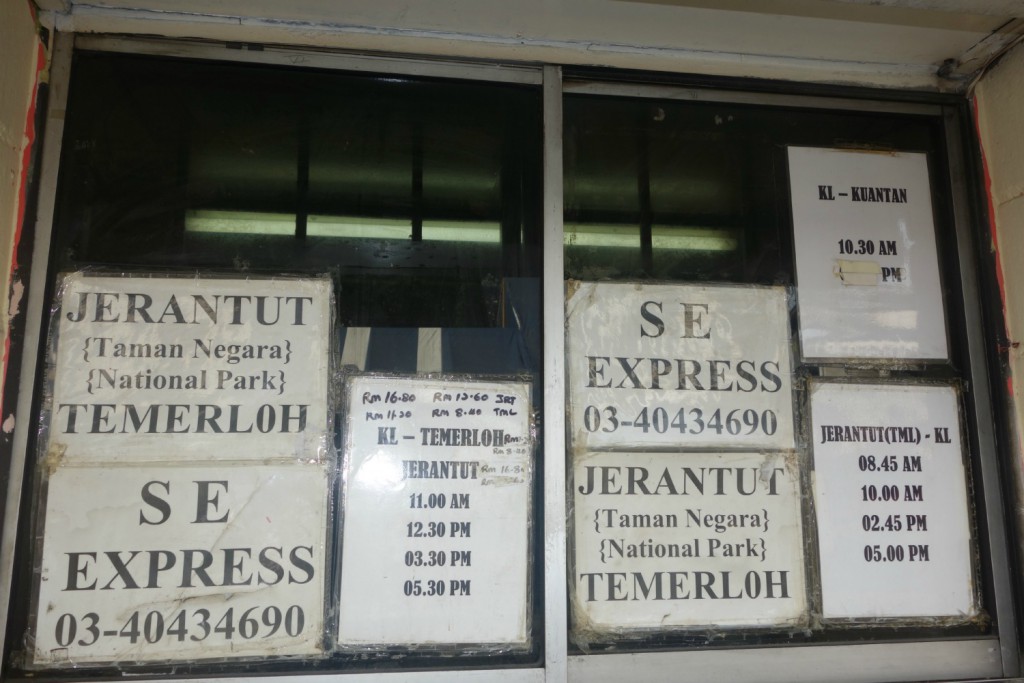 Fra Kuala Lumpur til Taman Negara med offentlig transport