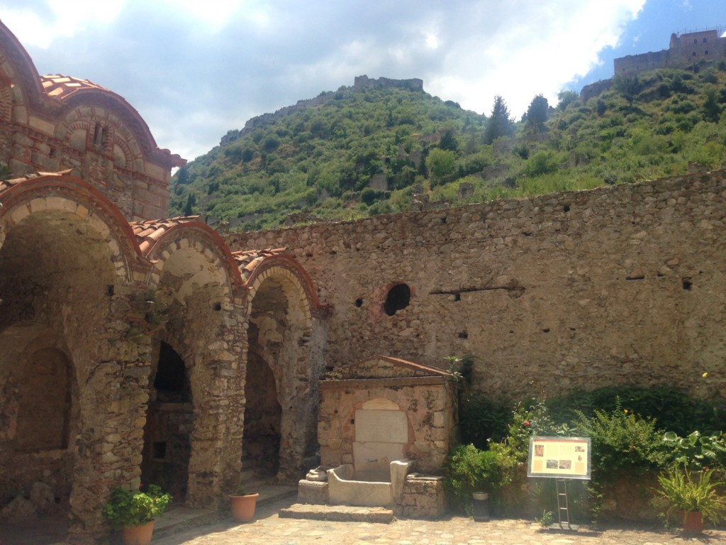 Pantanassa's Monastery at Mystra UNESCO world heritage besøg i 2015