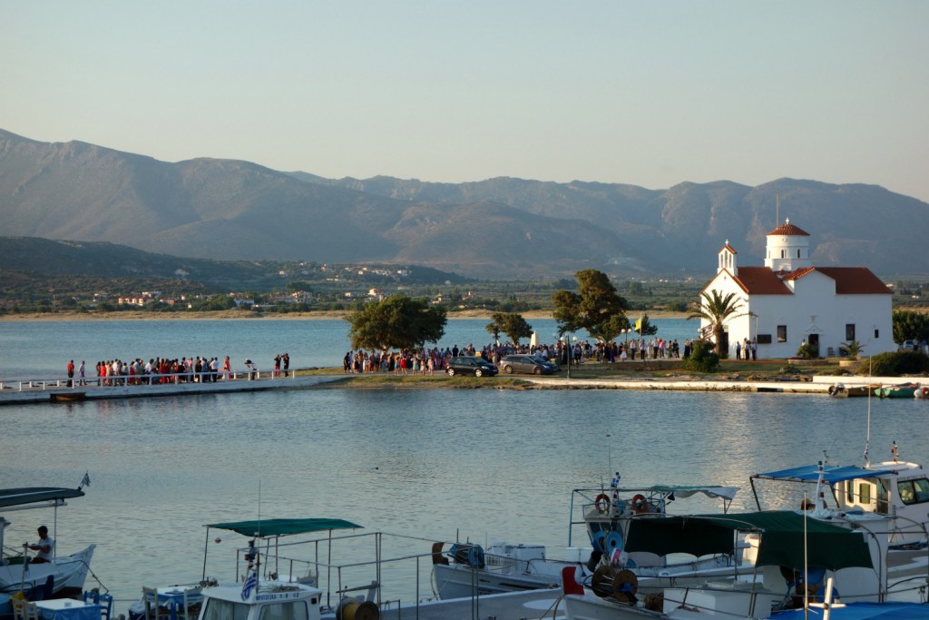 Bryllup i Agios Spyridon kirken