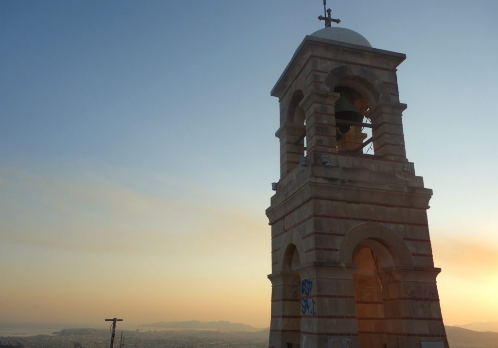 Kirketårnet på Lycabettus