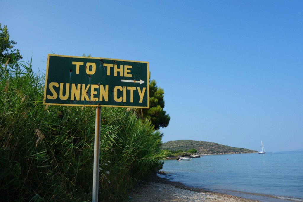 Sunken City i Ancient Epidavros