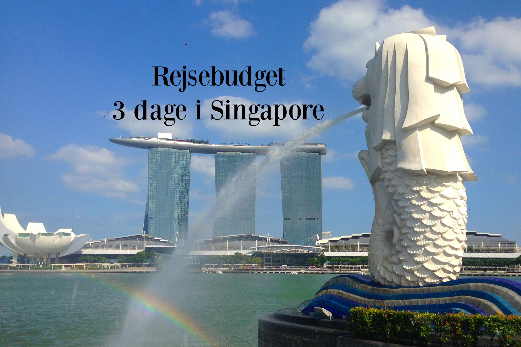 Billigt rejsebudget til en storbyferie i Singapore
