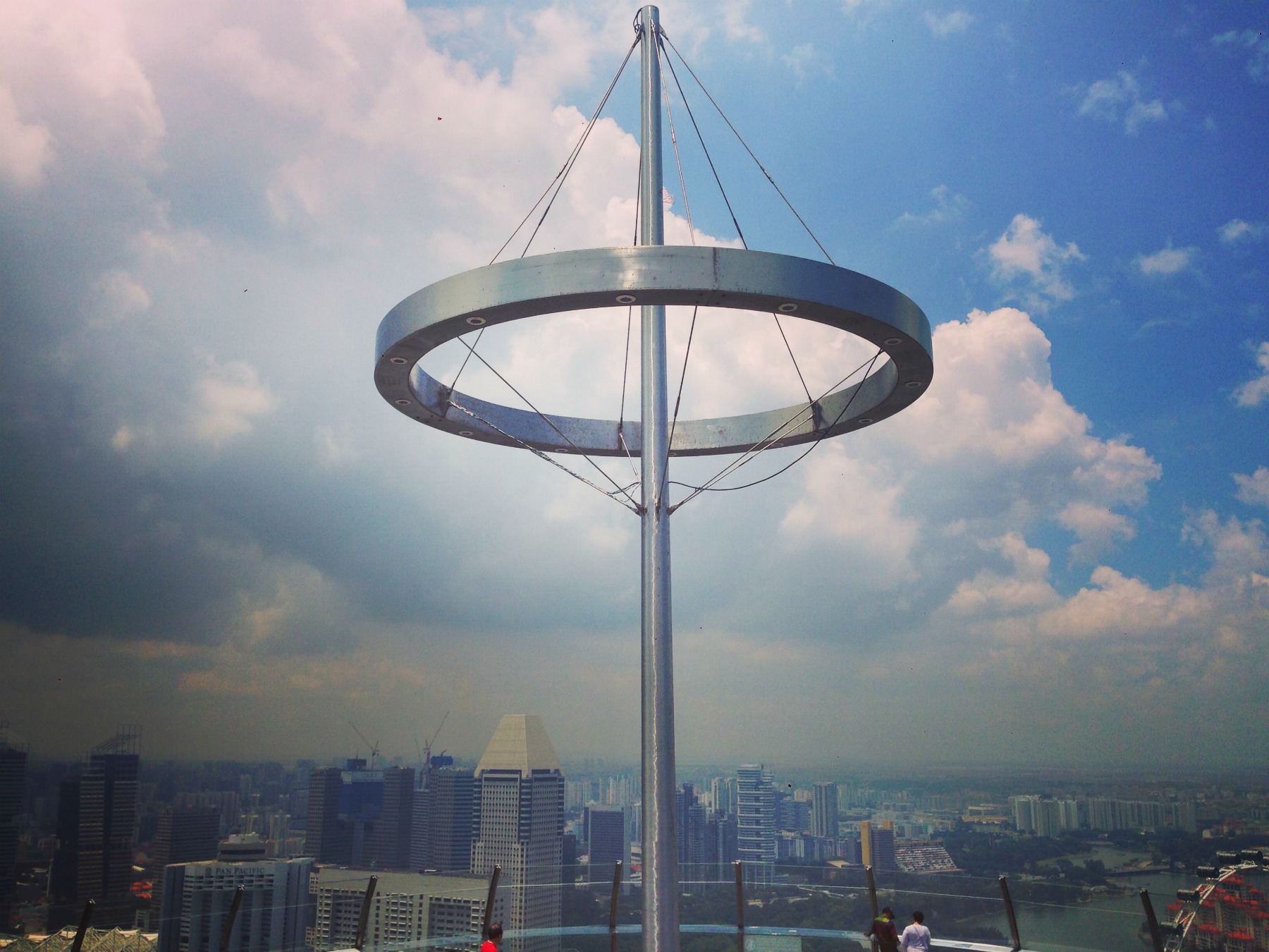 Toppen af Hotel Marina Bay Sands