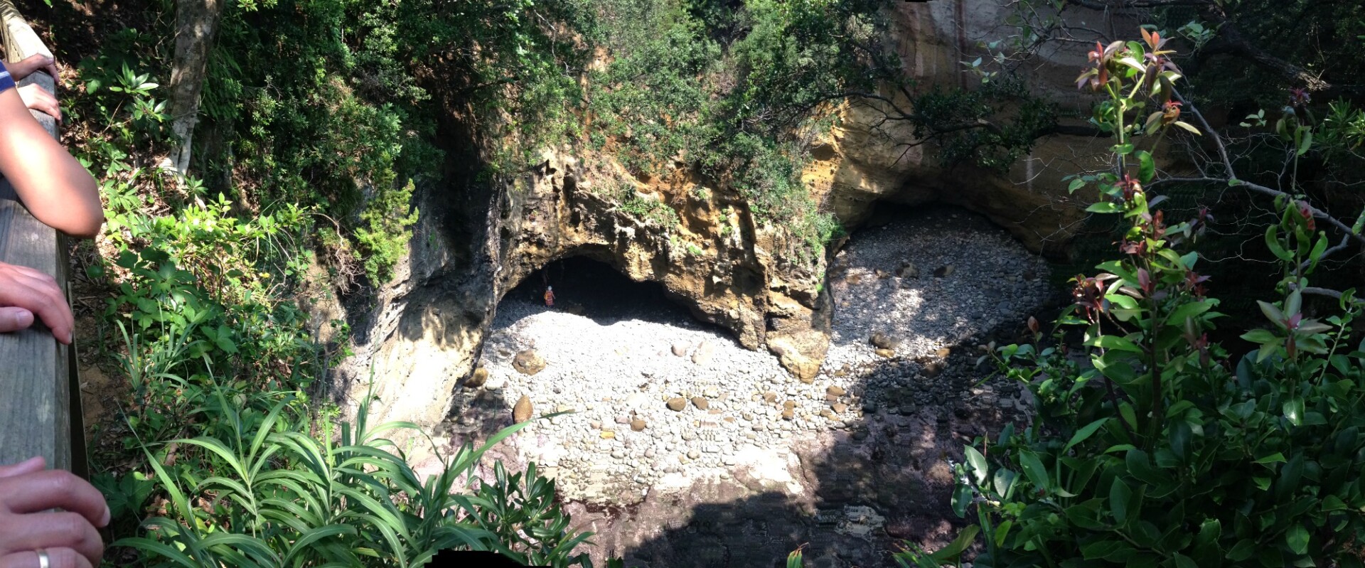 Den mystiske grotte Ryugu og sandbakke i Shimoda