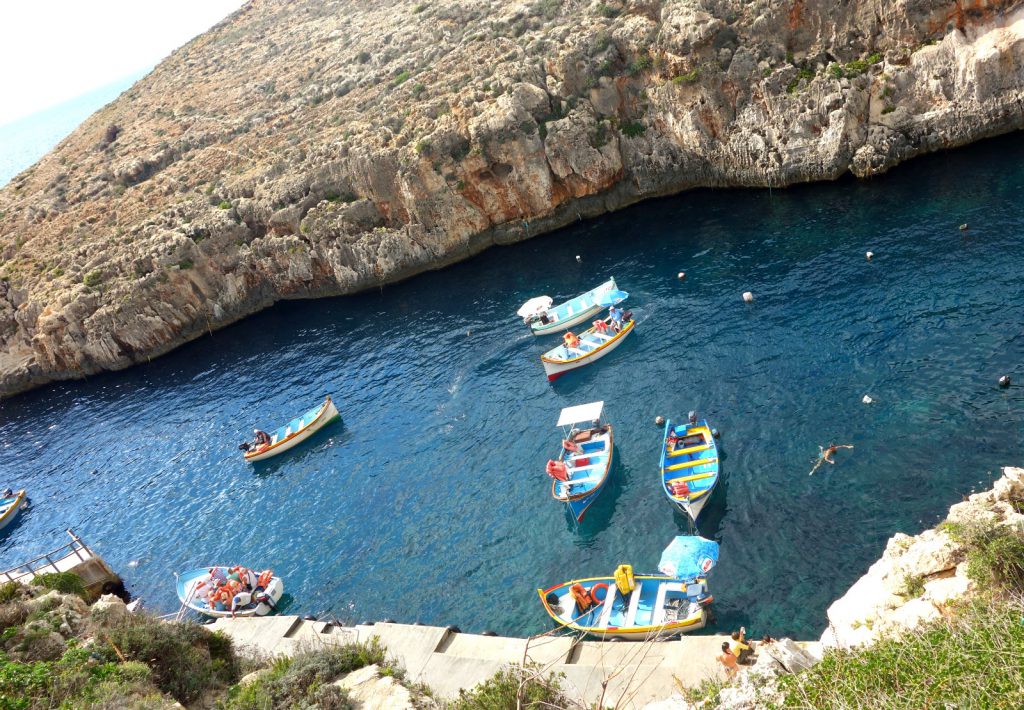 Blue Grotte skibe