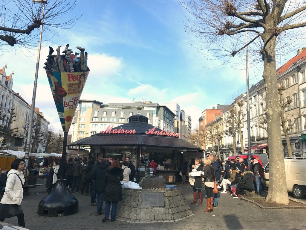 Bruxelles bedste pommes frites hos Maison Antoine