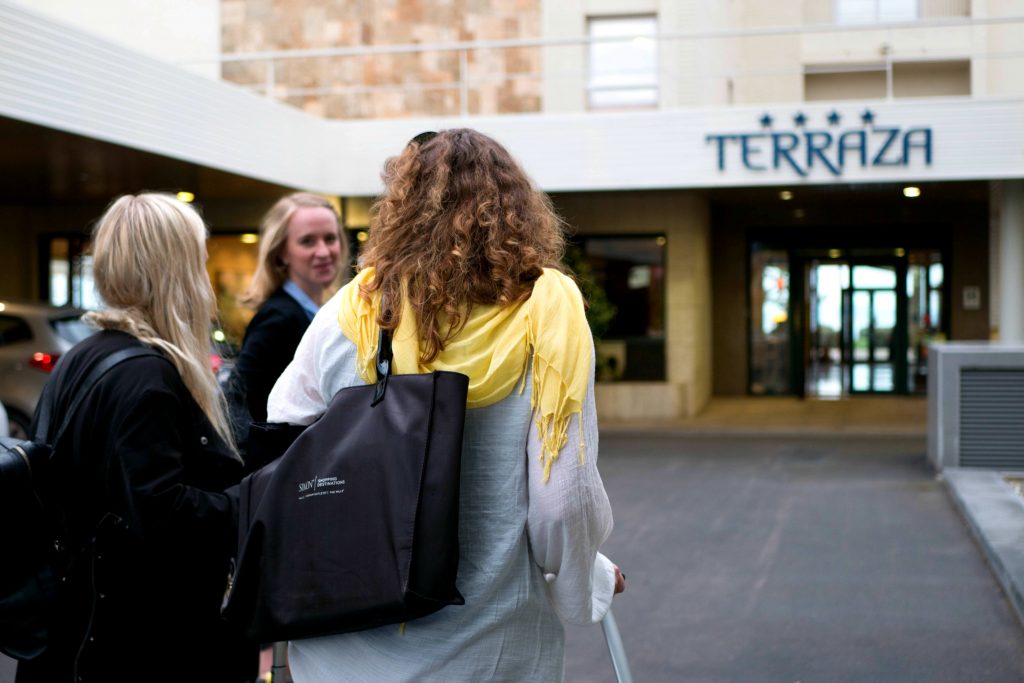 Ankomst til Terraza