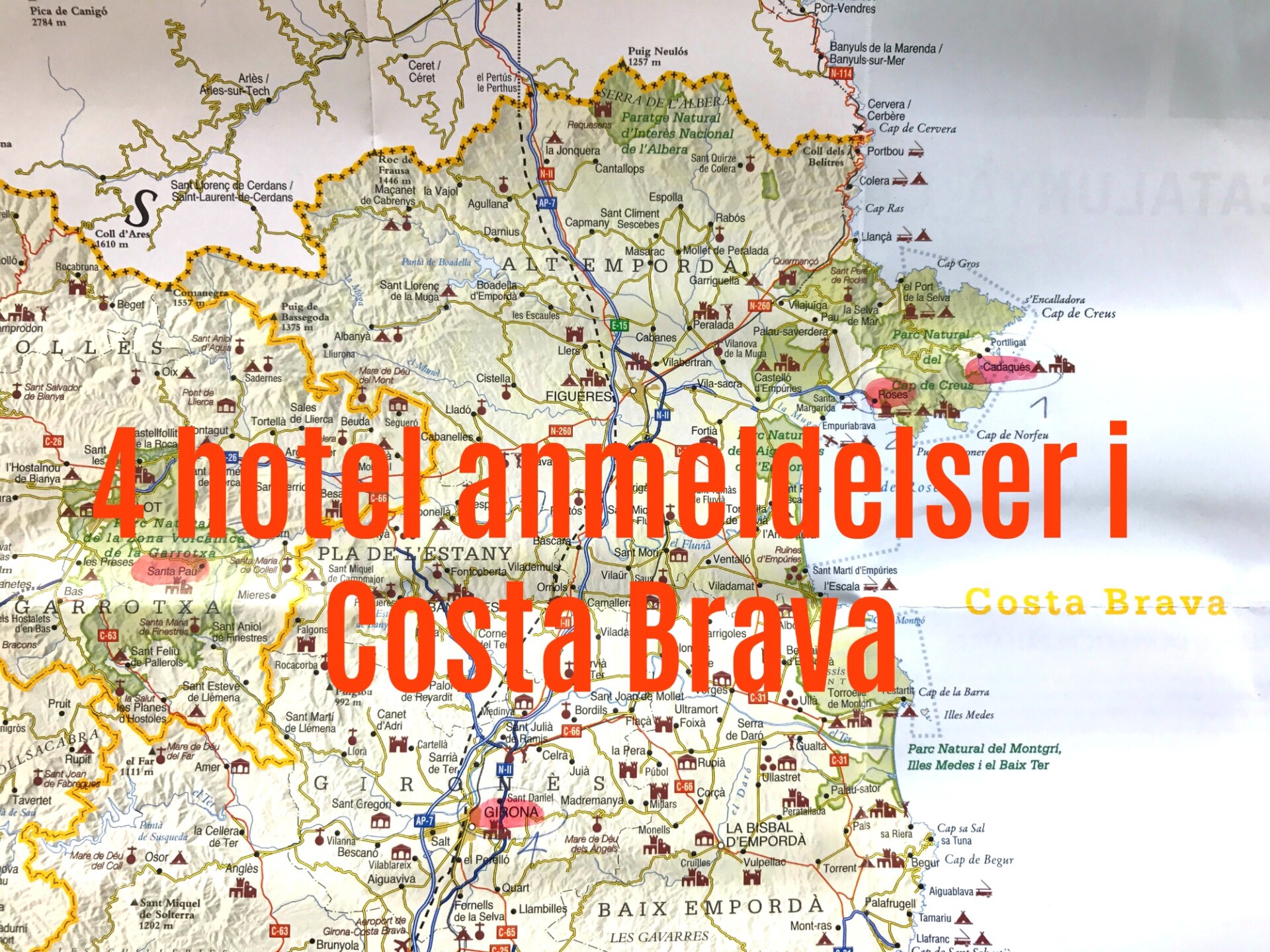 4 hotel anmeldelser fra kyst til by i Costa Brava