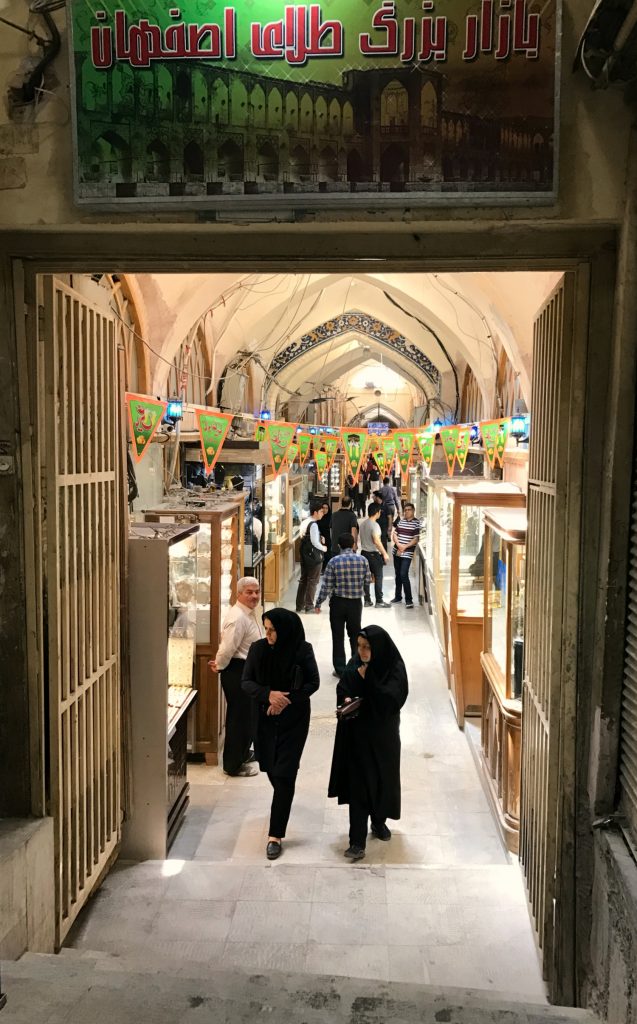 Guldbazargaden i Isfahan