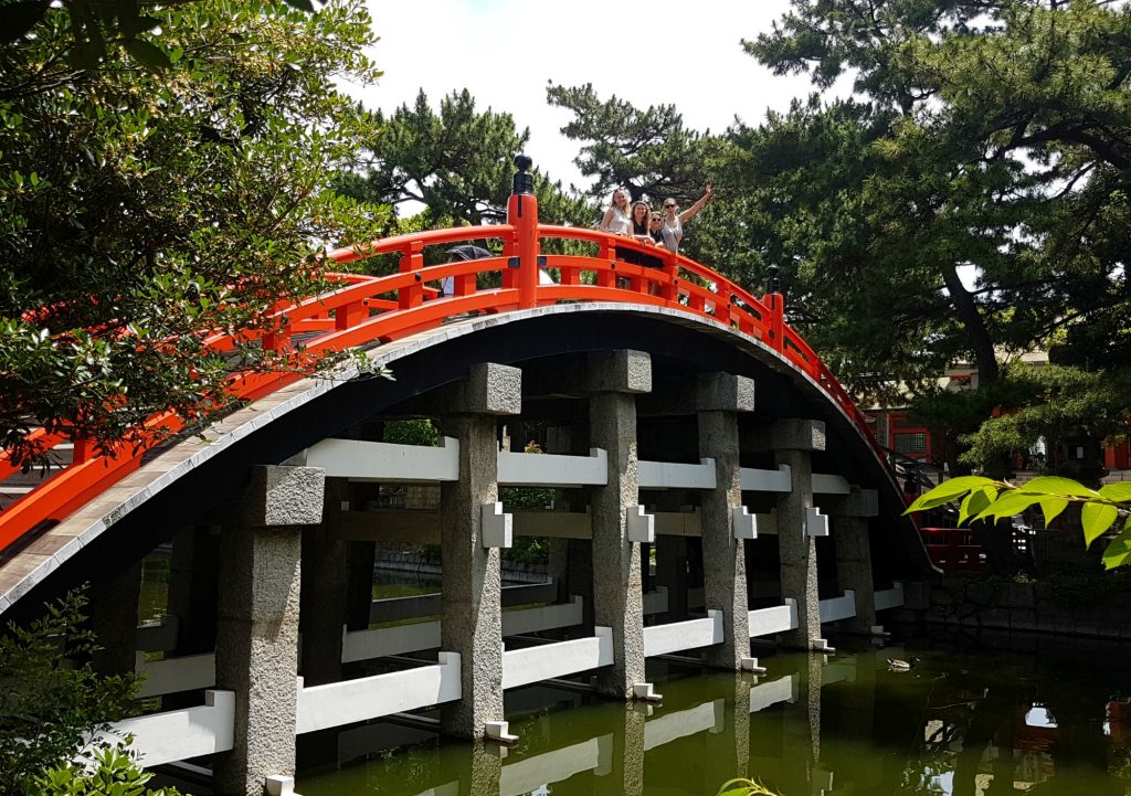 Broen ved Sumiyoshi Taisha Shrine