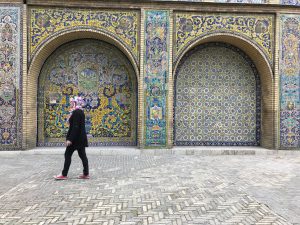 Smuk mosaik i Golestan Palace