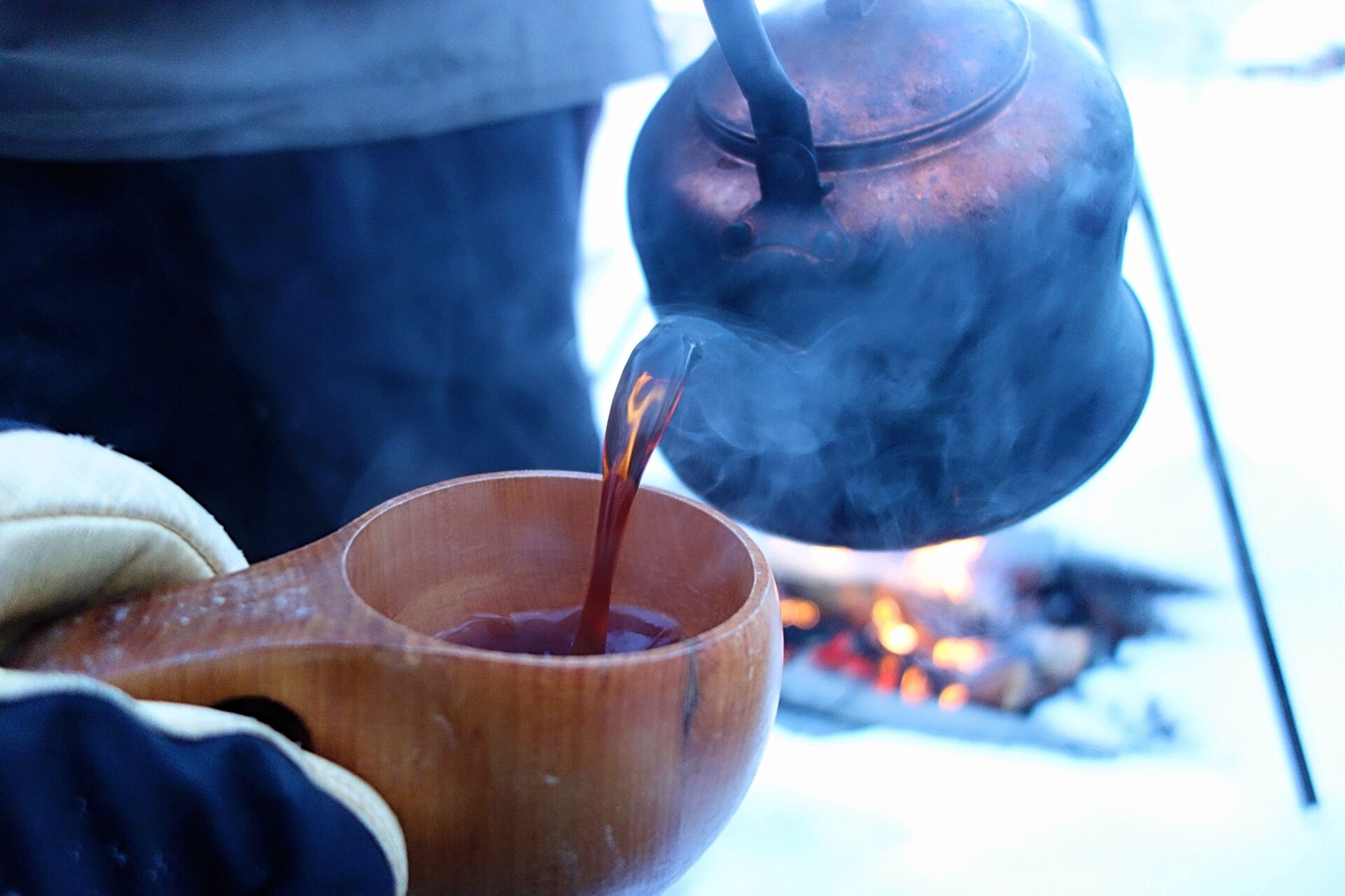 Kaffe over bål