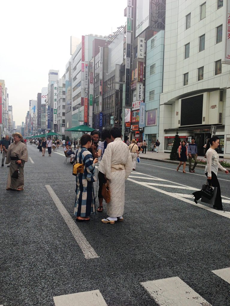 Ginza walking street