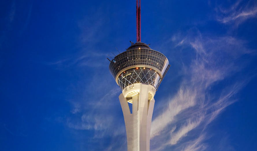 Hotelanmeldelse i Las Vegas: Stratosphere Hotel med udsigt til The Strip