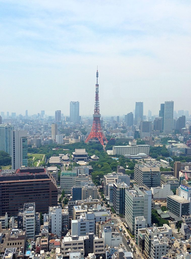 Tokyo Tower i centrum