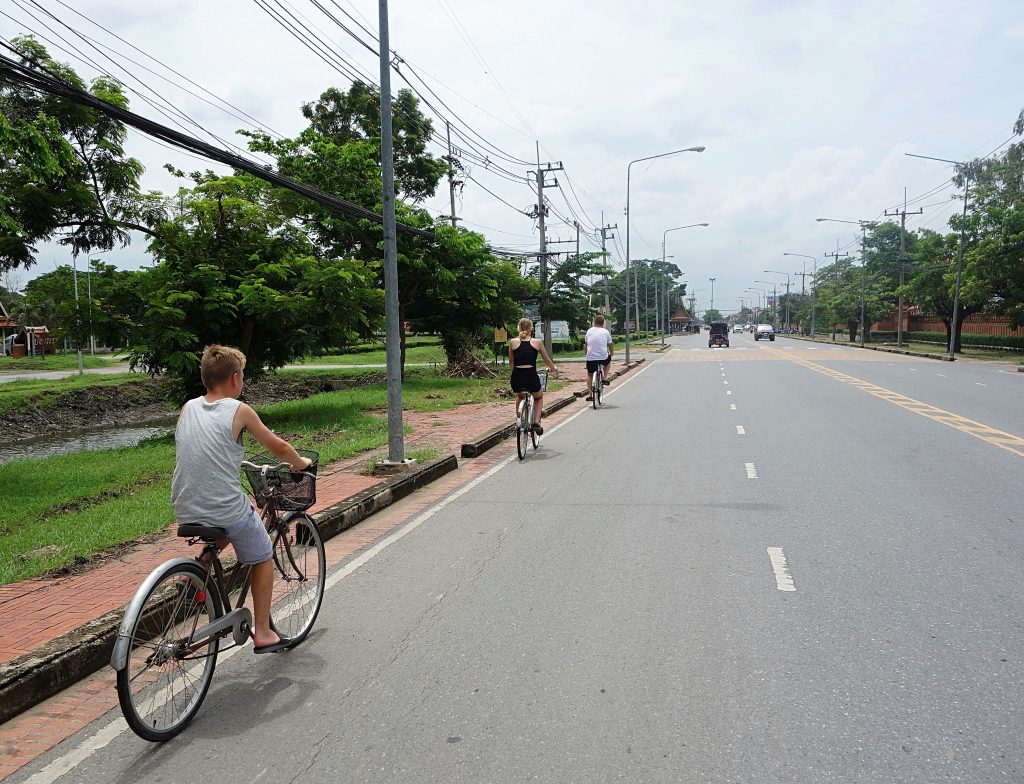 Cykeltur i kongebyen Ayutthaya
