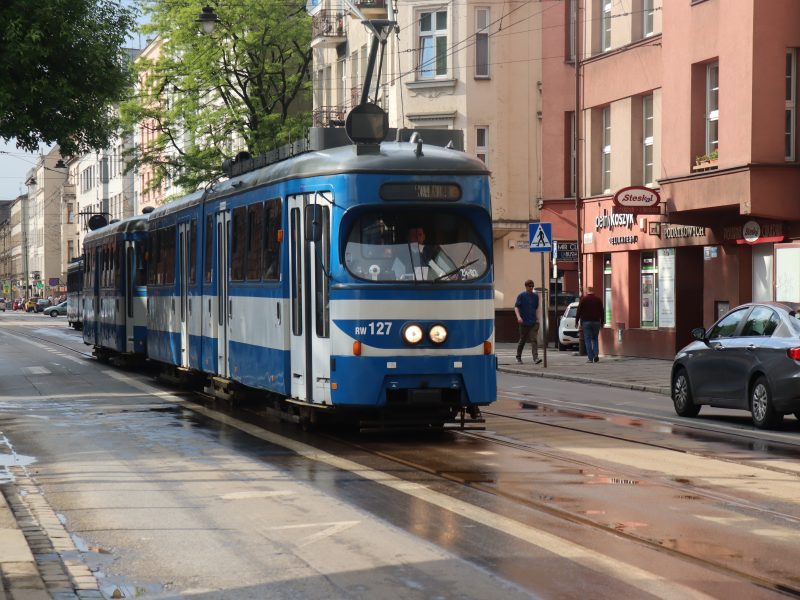 Offentlig transport og billig taxi i Krakow