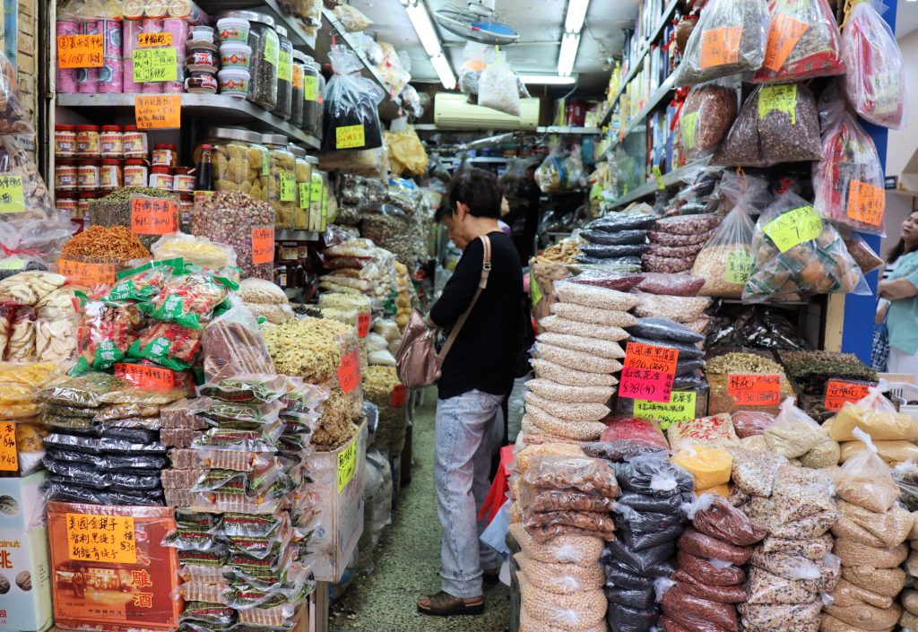 Kowloon City Market and cooked food