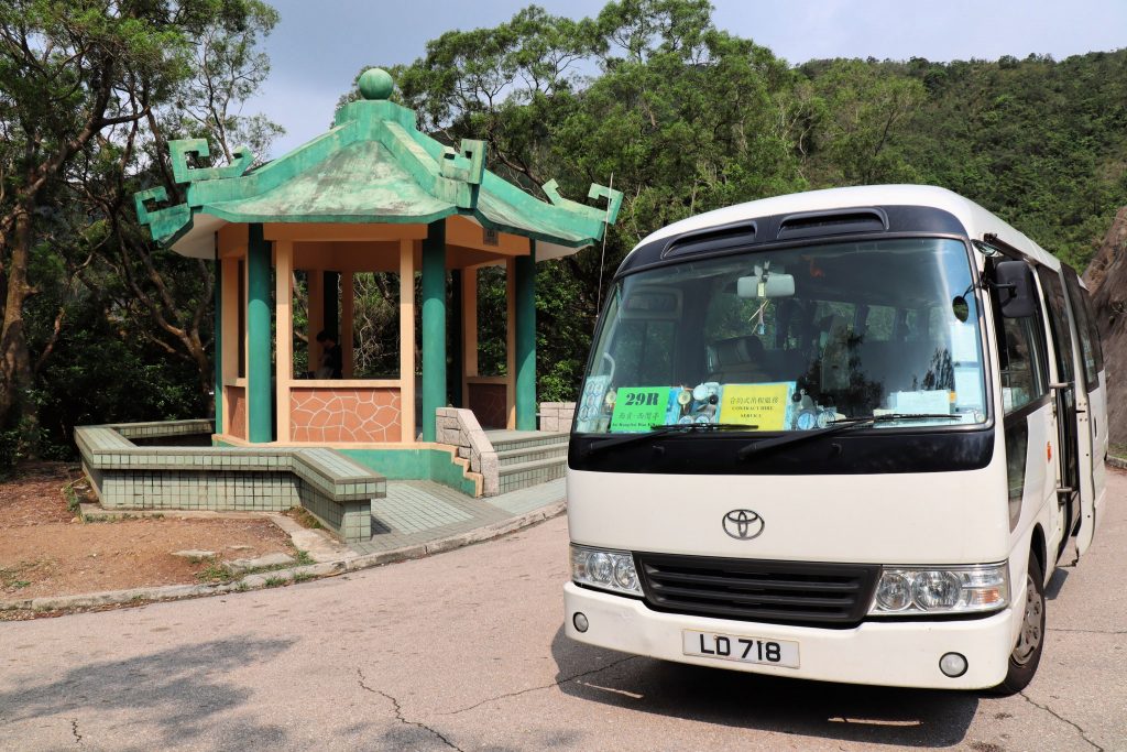 Minibussen til Sai Wan Pavilion
