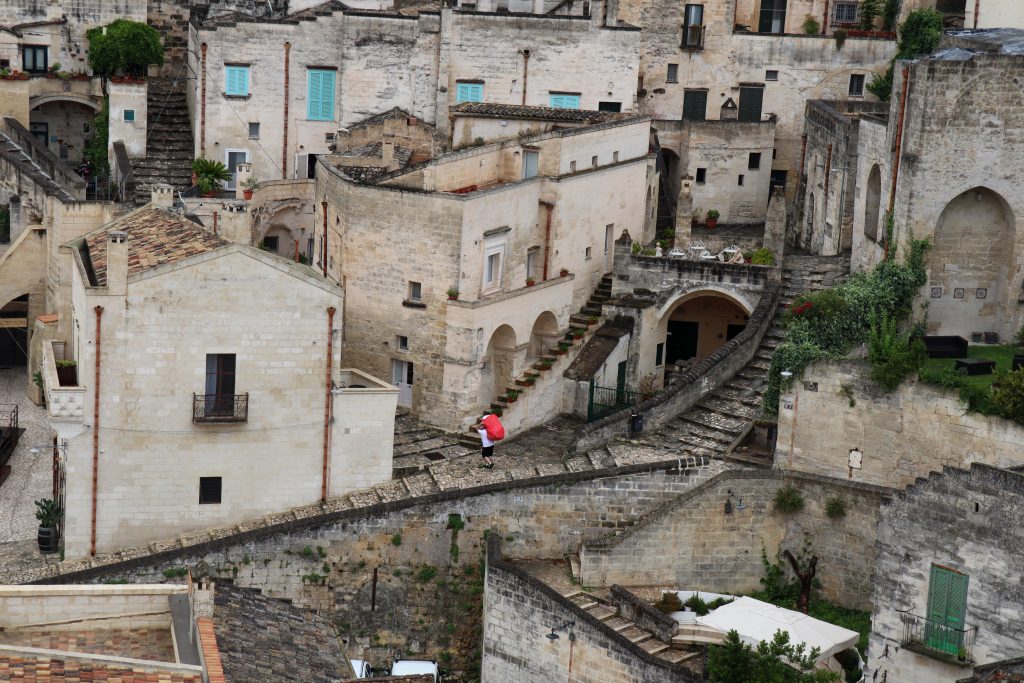 En tidlig arbejder i Sassi di Matera