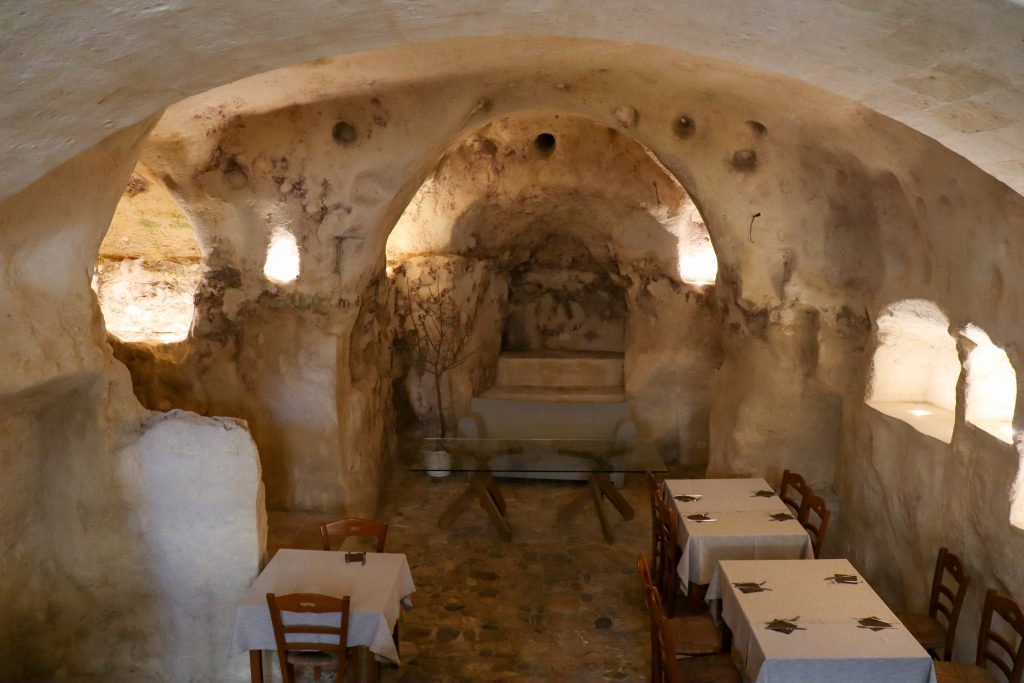 Grotte restaurant Hotel Sassi