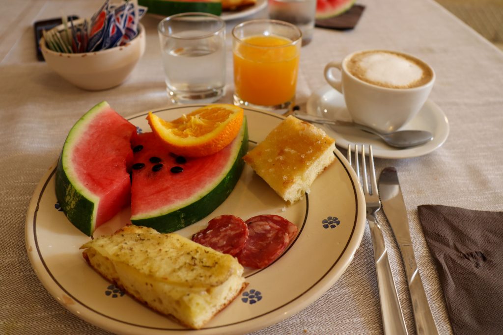 Morgenmad Hotel Sassi