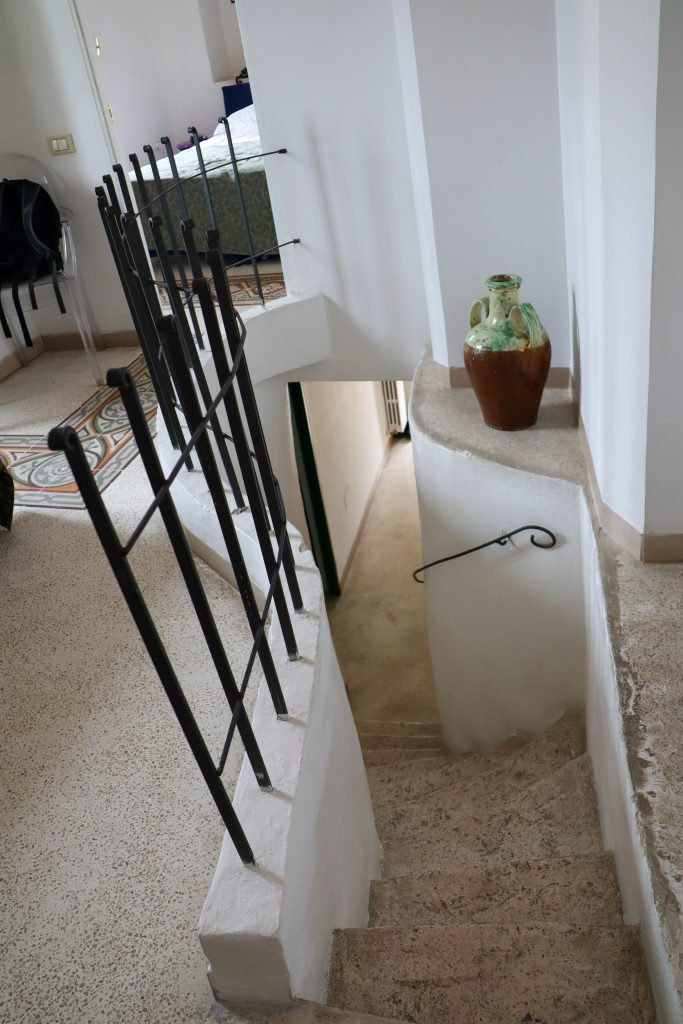 Trappen indenfor Hotel Sassi