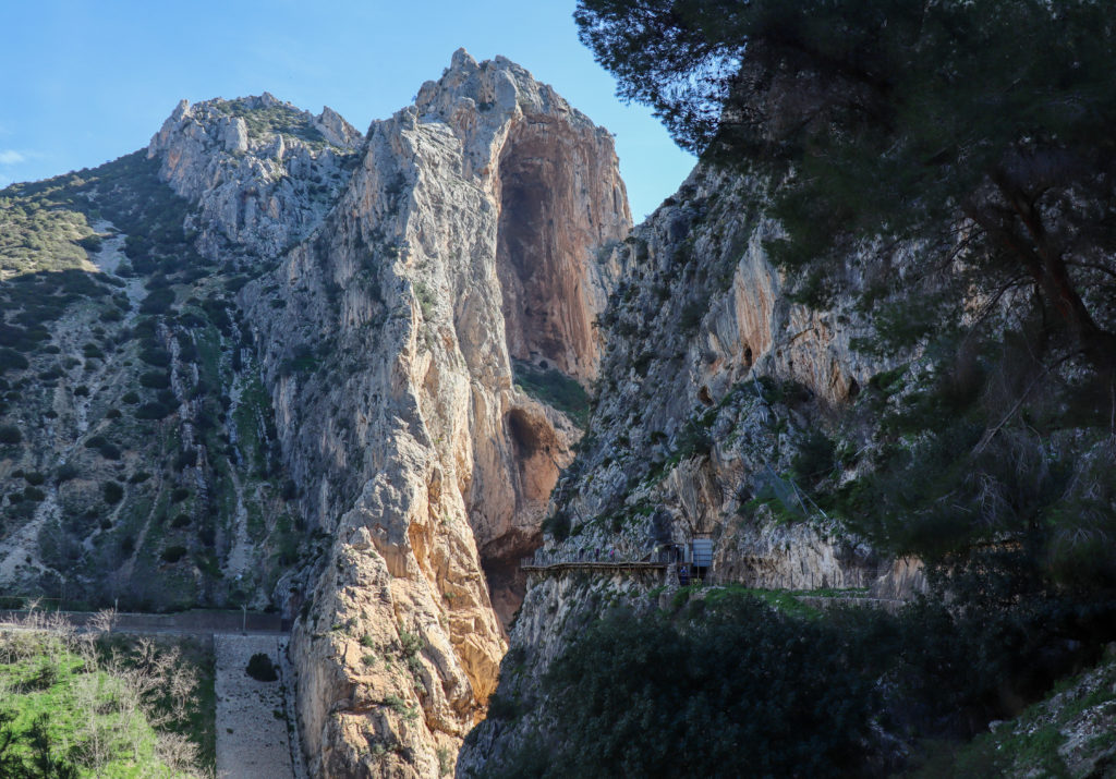 Canyon Gaitanes Gorge i det fjerne