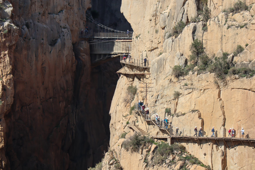 Gitterbroen og den sidste del af Caminito del Rey