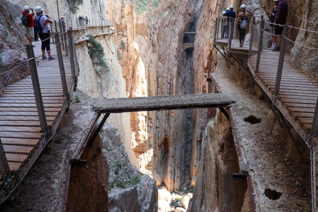 Sidste del af Canyon Gaitanes Gorge
