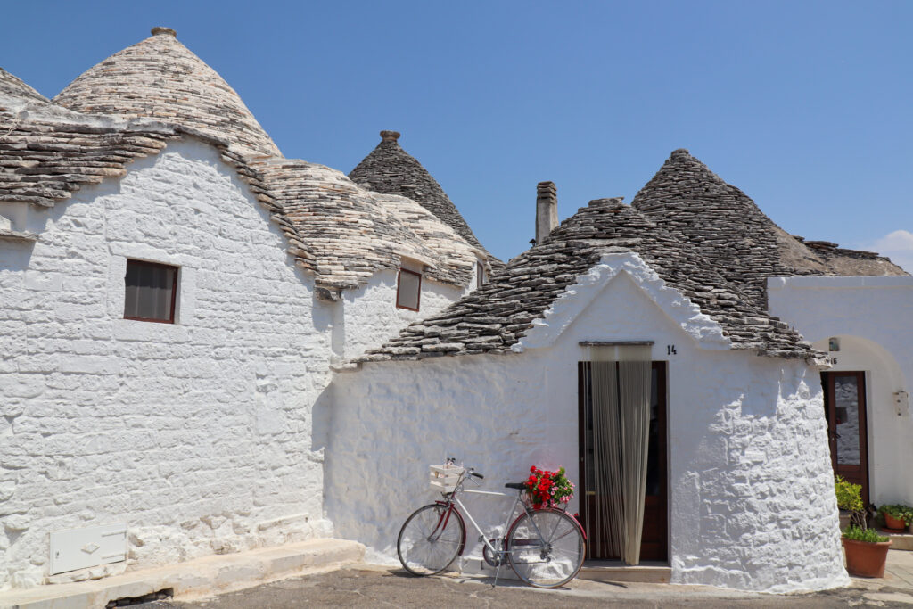 Trullo hus i Alberobello i Italien