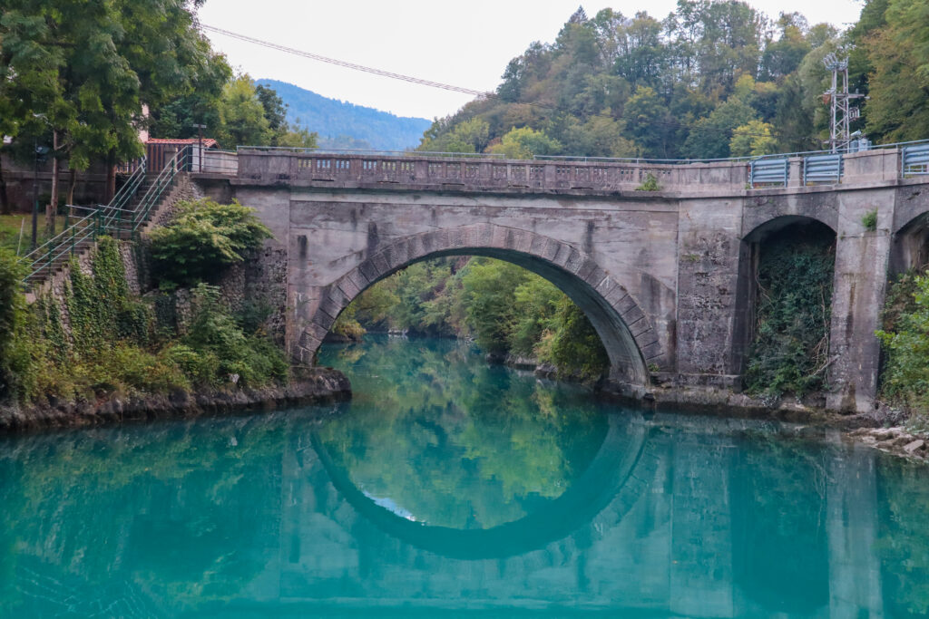stenbro Soca most i byen Most na Soči