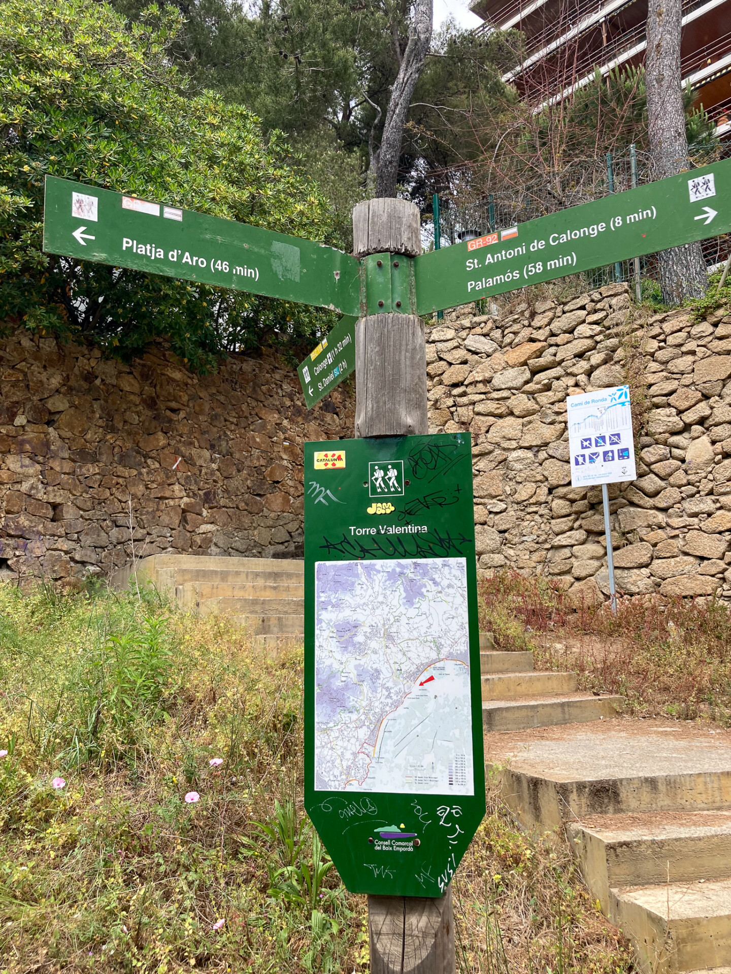 Camino de Ronda skilt