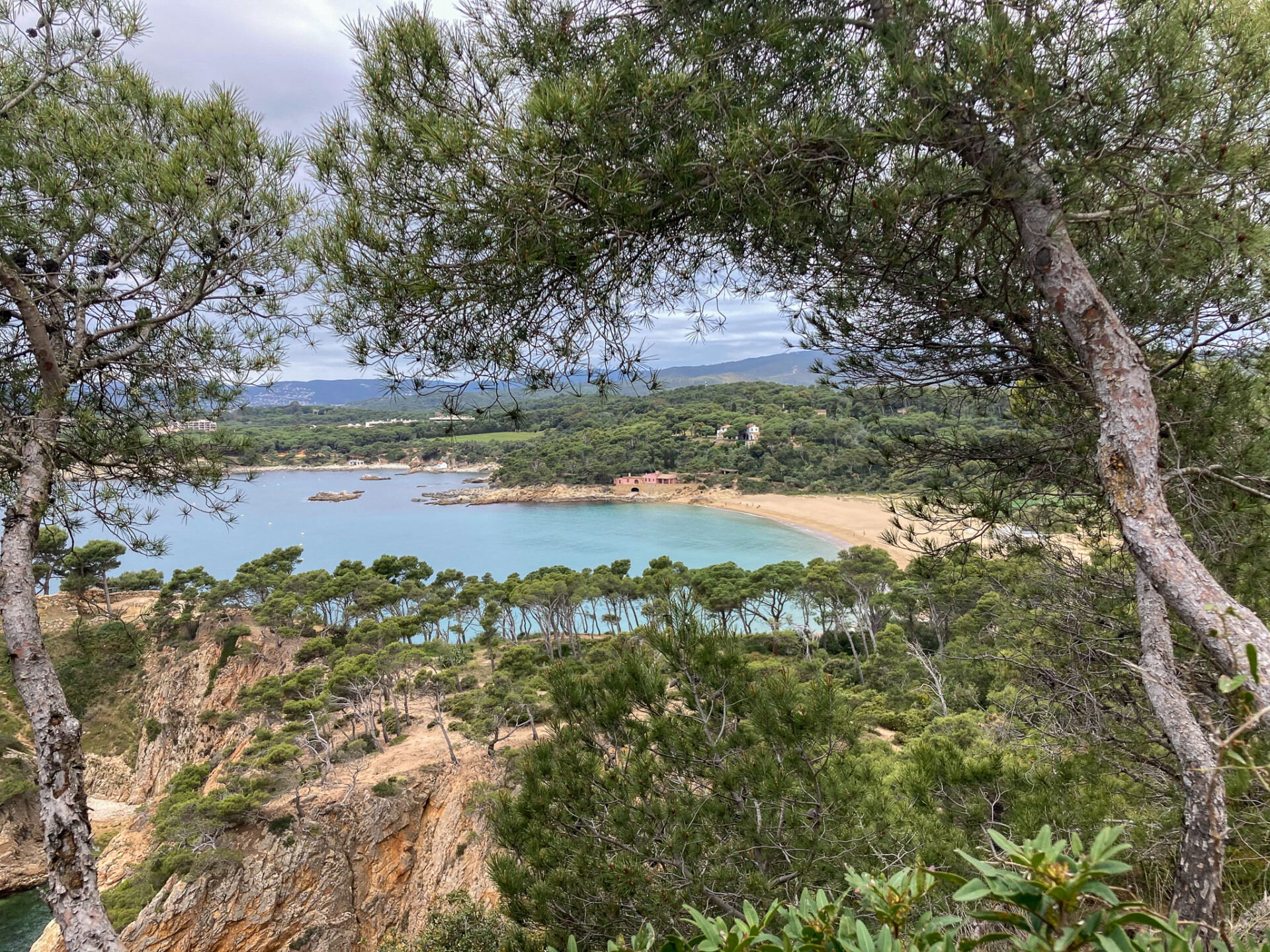 Udsigt til Platja de Castell