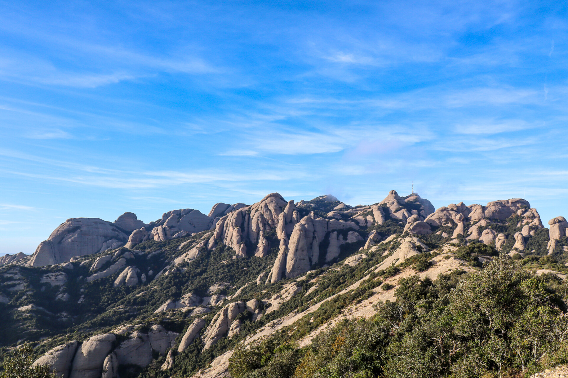 udsigt Montserrat bjerge