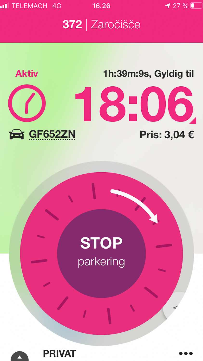 easypark i Slovenien
