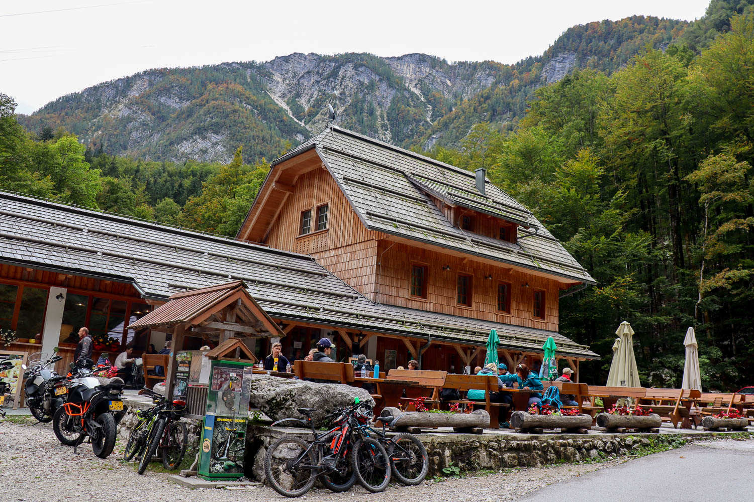 restaurant ved slap savica vandfald