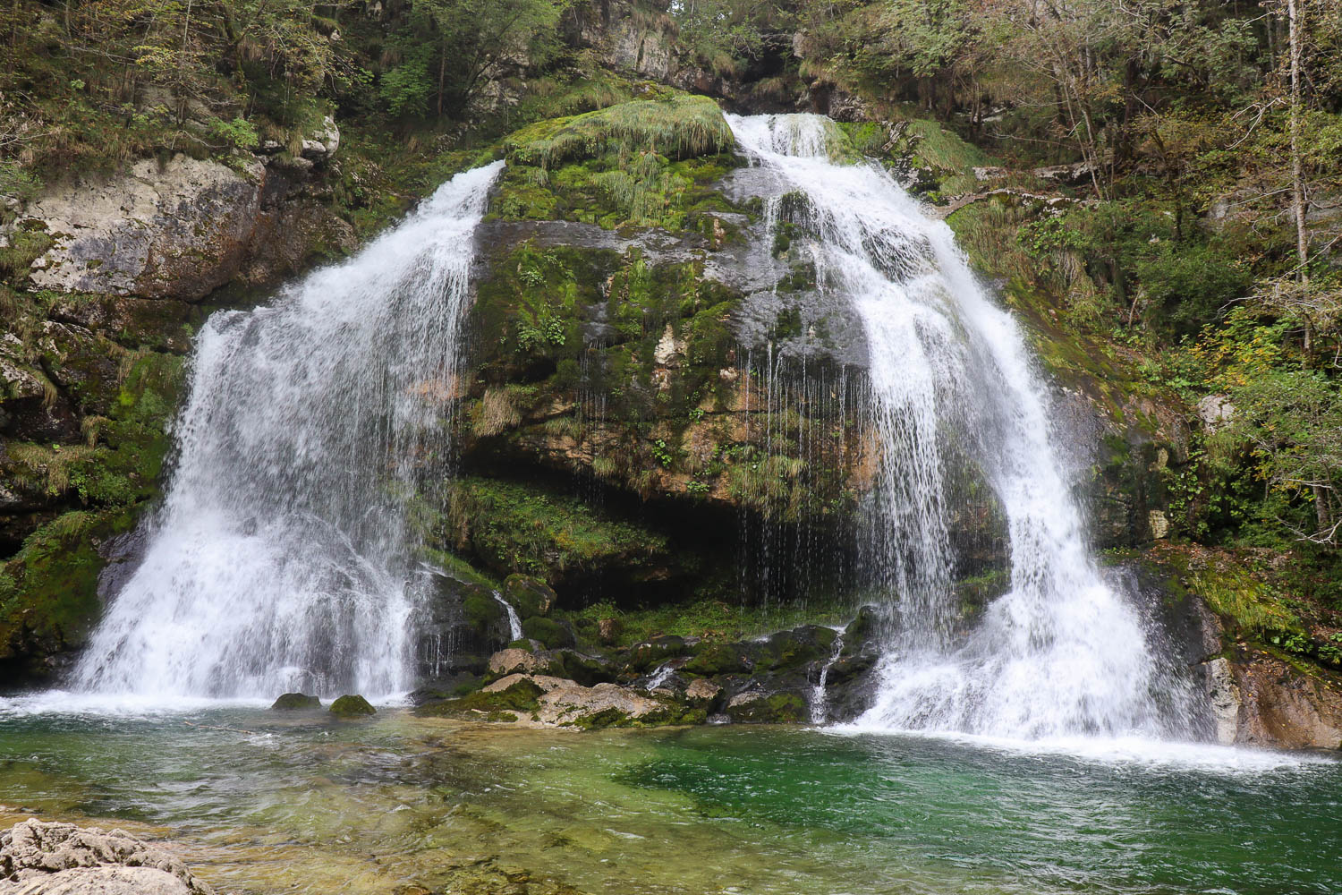 Slap Virje smukke vandfald i slovenien